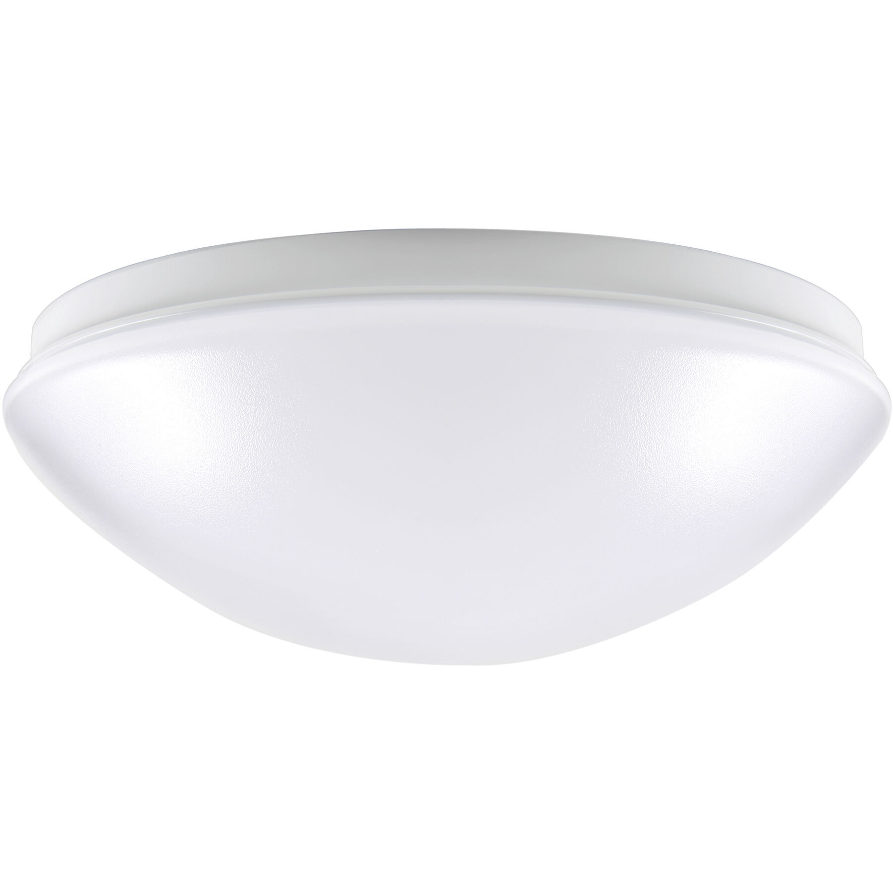 EnviroLite LED 10.75 inch White Puff Flush Mount Ceiling Light
